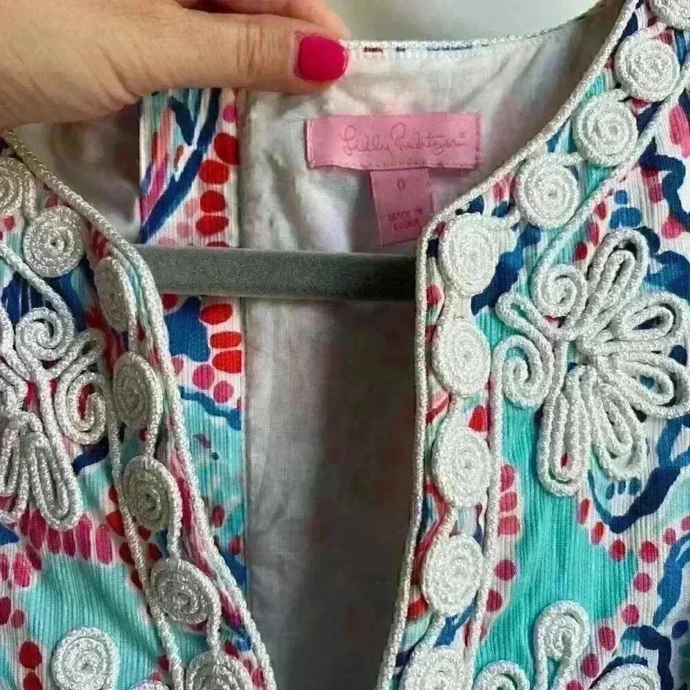 Lily Pulitzer Dress - Shell me about it - Fully lined! Size 0 - Picture 3 of 8